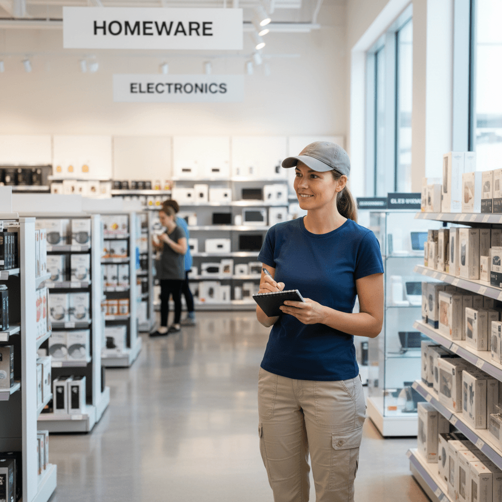 Competitor mystery shopping evaluation at a rival business