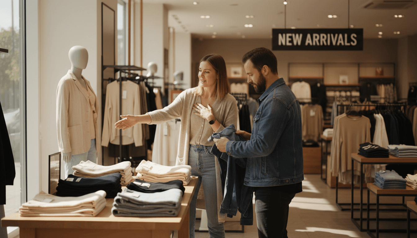 Retail staff training and customer service