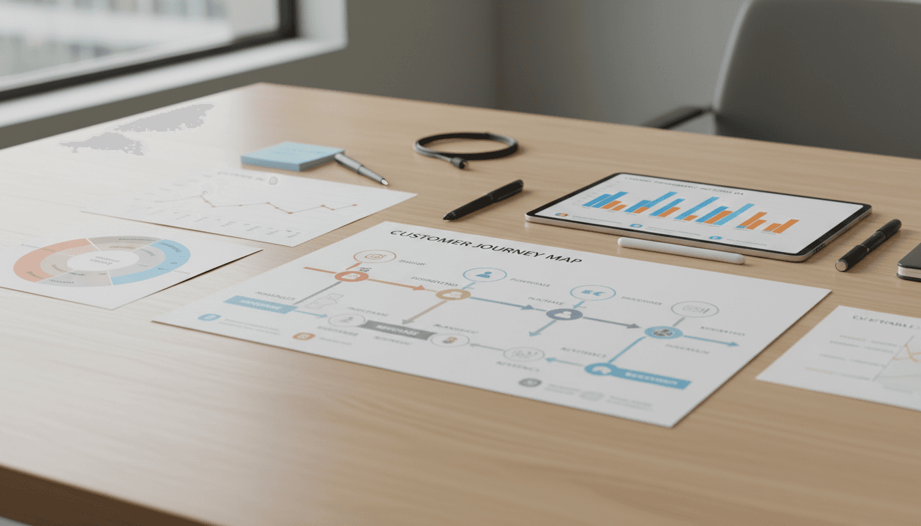 Customer journey analysis and data visualization